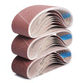 5PCS 4 x 24 in Sanding Belts Sander Paper Aluminum Oxide for Metal