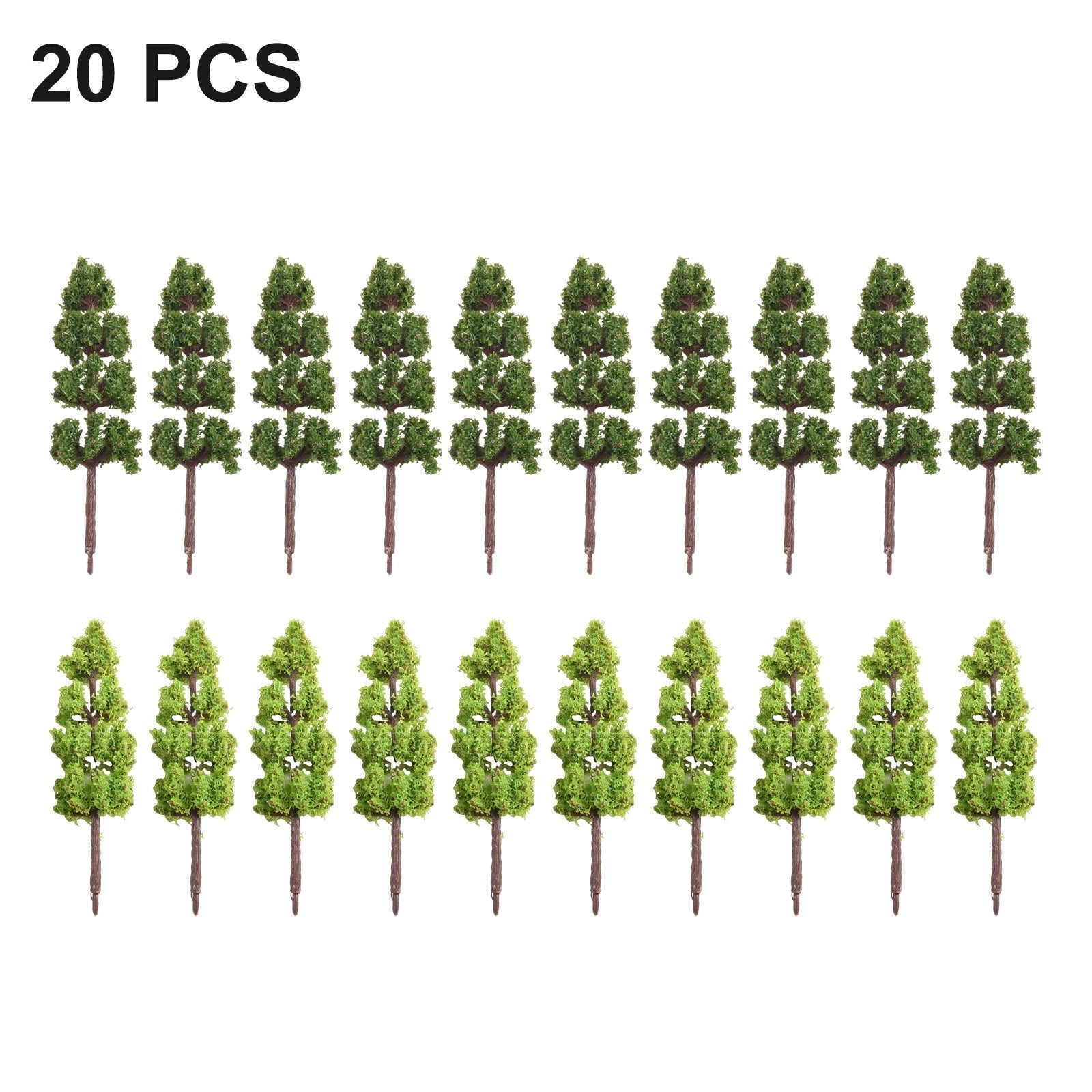 Lot Plastic Model Trees Train Railroad Diorama Park | Built Supply Co