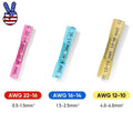 26-10awg Heat Shrink Butt Wire Splice Connectors Seal Crimp Terminals