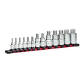 Capri Tools Hex Bit Socket Set, SAE, Advanced Series, 13-Piece