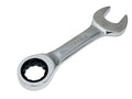 Expert Cr-v Stubby 72t Ratchet Combination Ring & Open Spanner 8-19mm