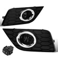 Fit 16-19 Nissan Sentra Fog Light Lamps Replacement W/bezels Switch