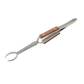 Oval Fiber Grip Soldering Tweezers Self-closing - Jewelry Repair