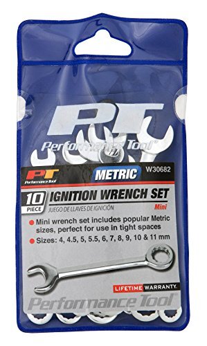 Performance Tool 10-Piece Metric Ignition Wrench Set by Performance Tool