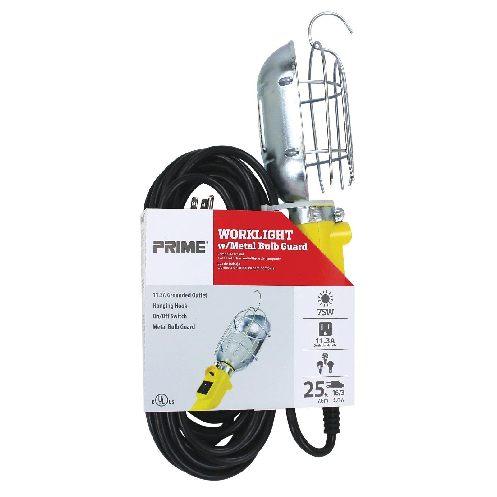 Prime 75 Watt Metal Guard Work Light