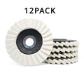 12PACK 4.5in Felt Flap Disc Polishing Wheel by Unbranded