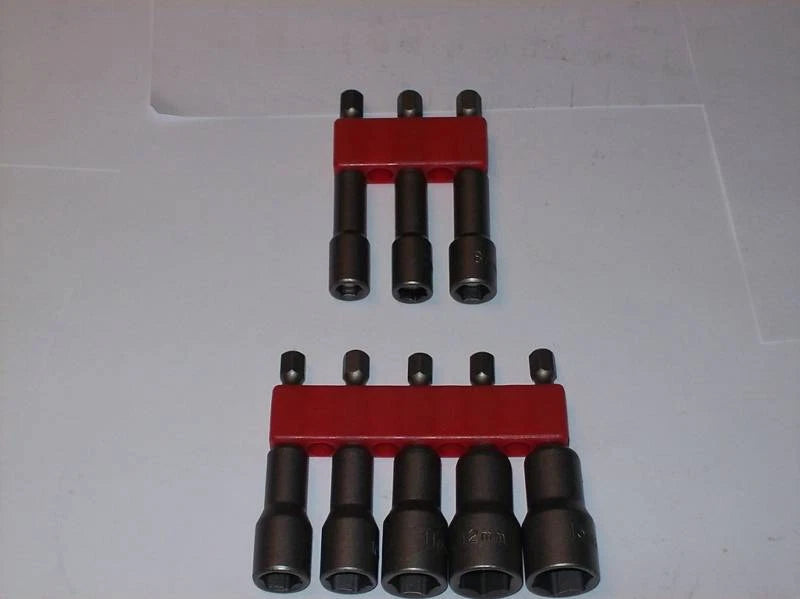 Neiko Magnetic Nut Setter Hex Shank Set Metric