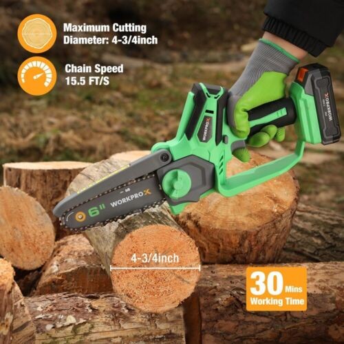 WORKPROX 20V Cordless Mini Chainsaw by WORKPROX