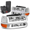 Fit 1999-2002 Silverado Led Drl Chrome Amber Side | Built Supply Co