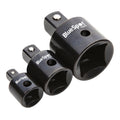 Bluespot Impact Socket Converter Reducer Adapter Set 1/2" 3/8" 3/4"