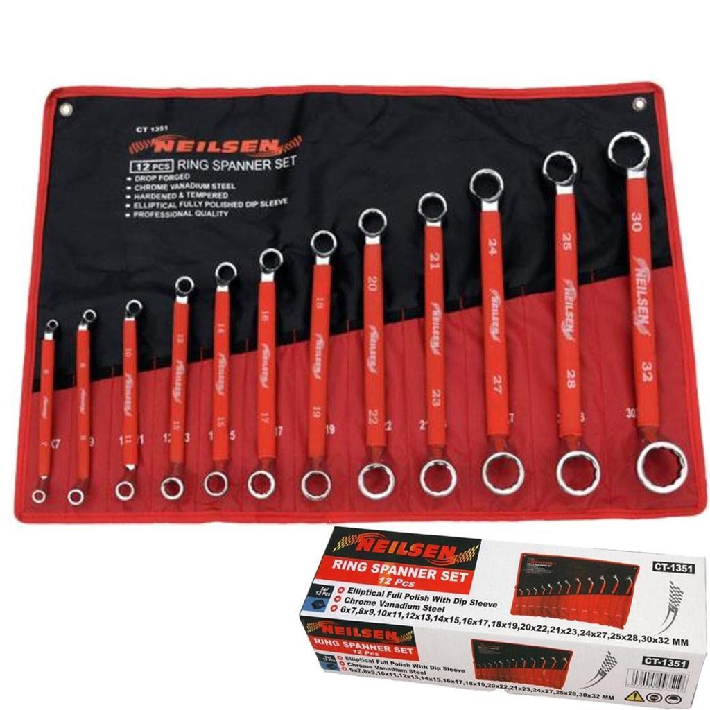 Neilsen 24pc Combination Spanner Wrench Set