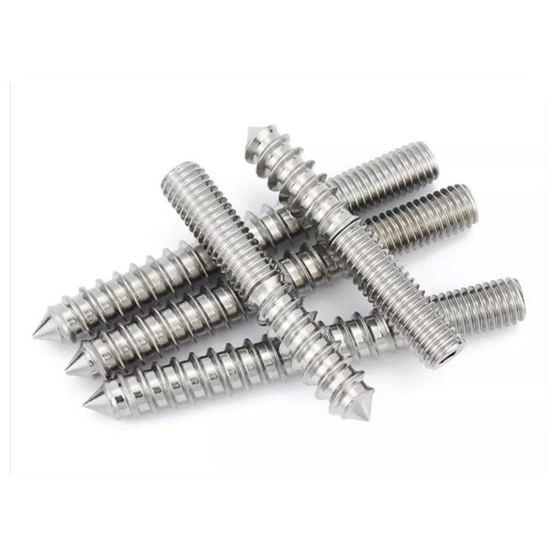 Wood to Metal Dowels Hanger Bolt Dual Thread M4-M12