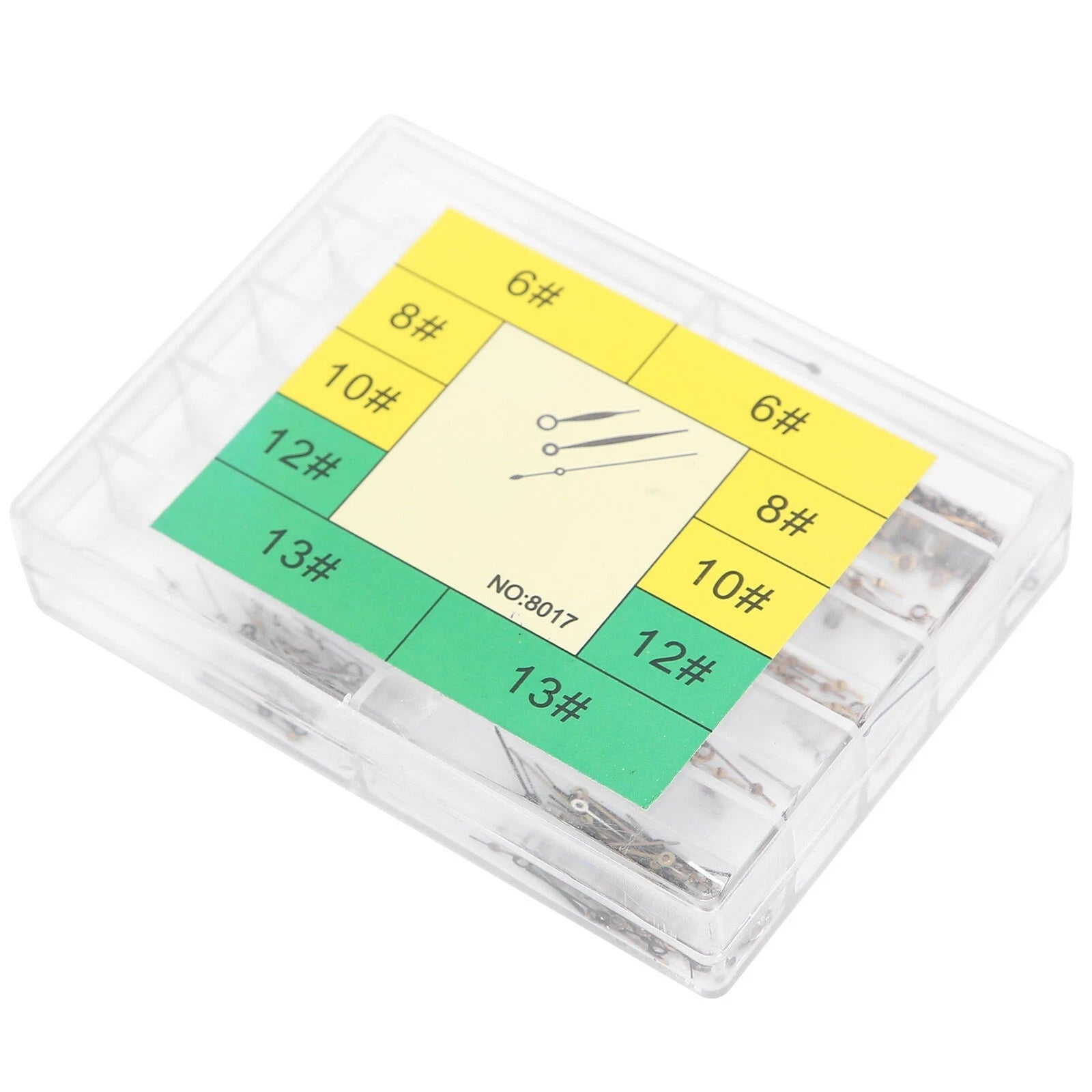 100 Sets /Box #6-#13 8017 Watch Hands Needles Handle For Miyota 2035