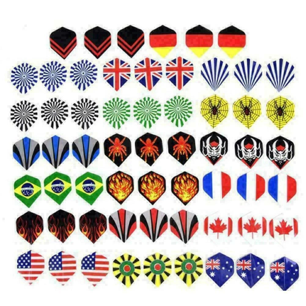 30pair Dart Flights In 20 Patterns Multi-styles Nice T4d4 Darts Profe