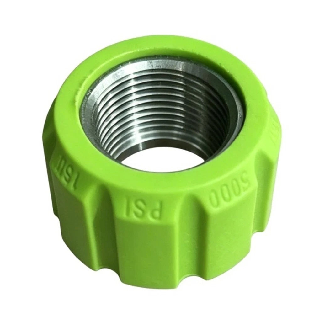 Green Plastic Foam Pot Nut - Ring Style Knob For Bubble For Foaming