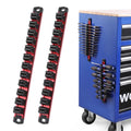 WORKPRO 2-Pack Magnetic Screwdriver Organizers Aluminum Wrench Rail