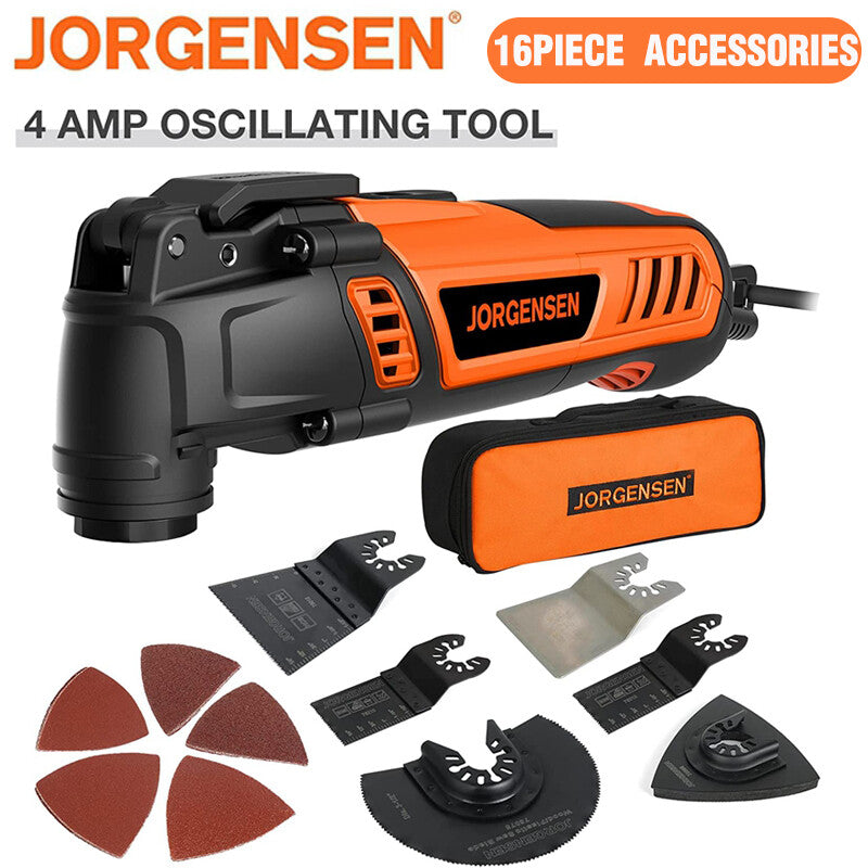 JORGENSEN 4 Amp Oscillating Tool 5°Oscillation Angle Multi-Tool Saw