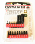 Performance Tool Impact Torx Star Tamper Screw Drill Driver Bit Set by Performance Tool