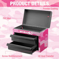 Workpro Mini Metal Tool Box W/2 Drawers And Top Storage Small Steel