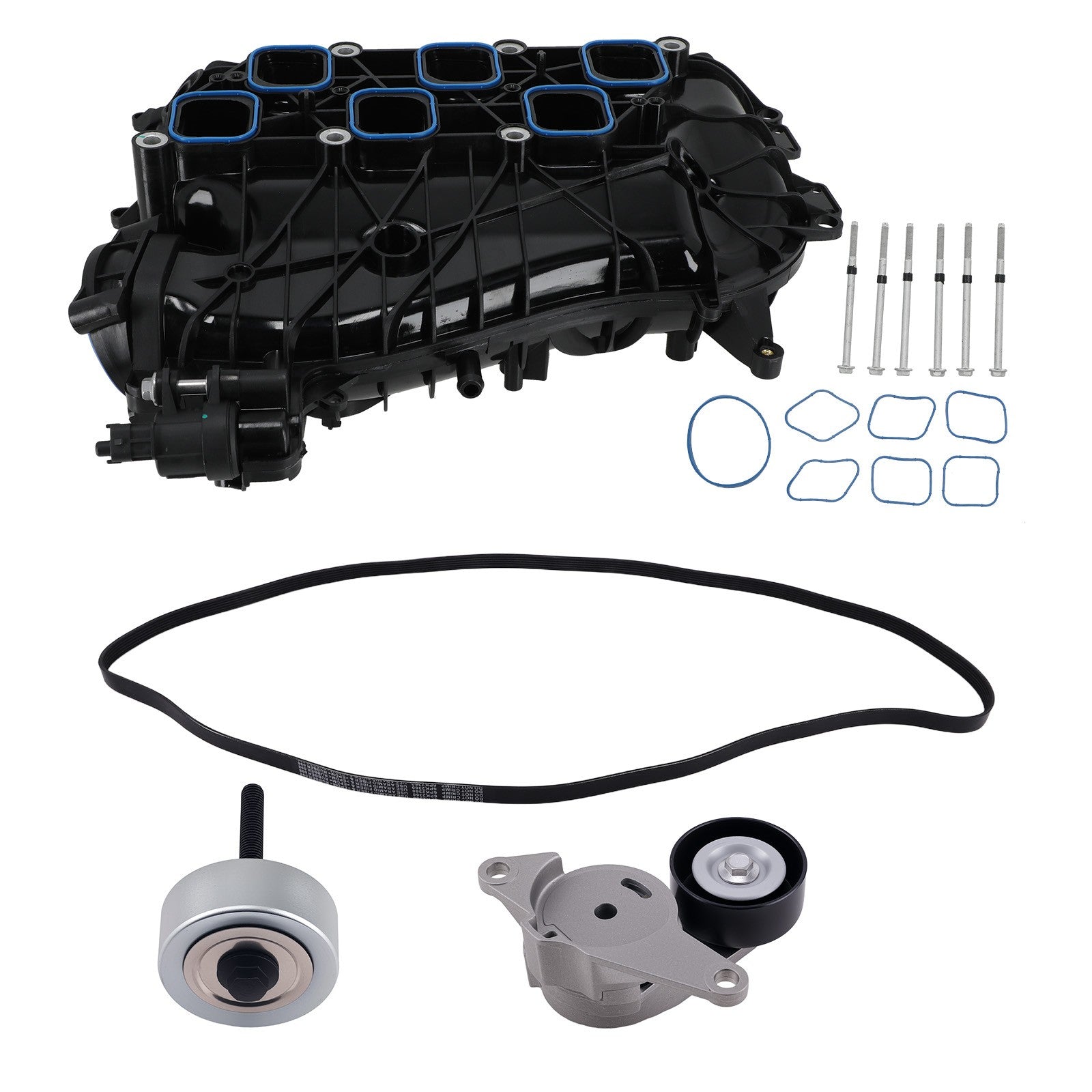Intake Manifold 12671055 and Tensioner for GMC Acadia Chevrolet