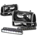 Black Clear Lens Head+bumper Corner+smoke Led Fog | Built Supply Co