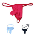 Men Ice Silk Thin Breathable Underwear Pouch Thong G String For
