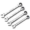 Standard Ratcheting Wrenches Sae Open End Wrench 72-tooth Car Repair
