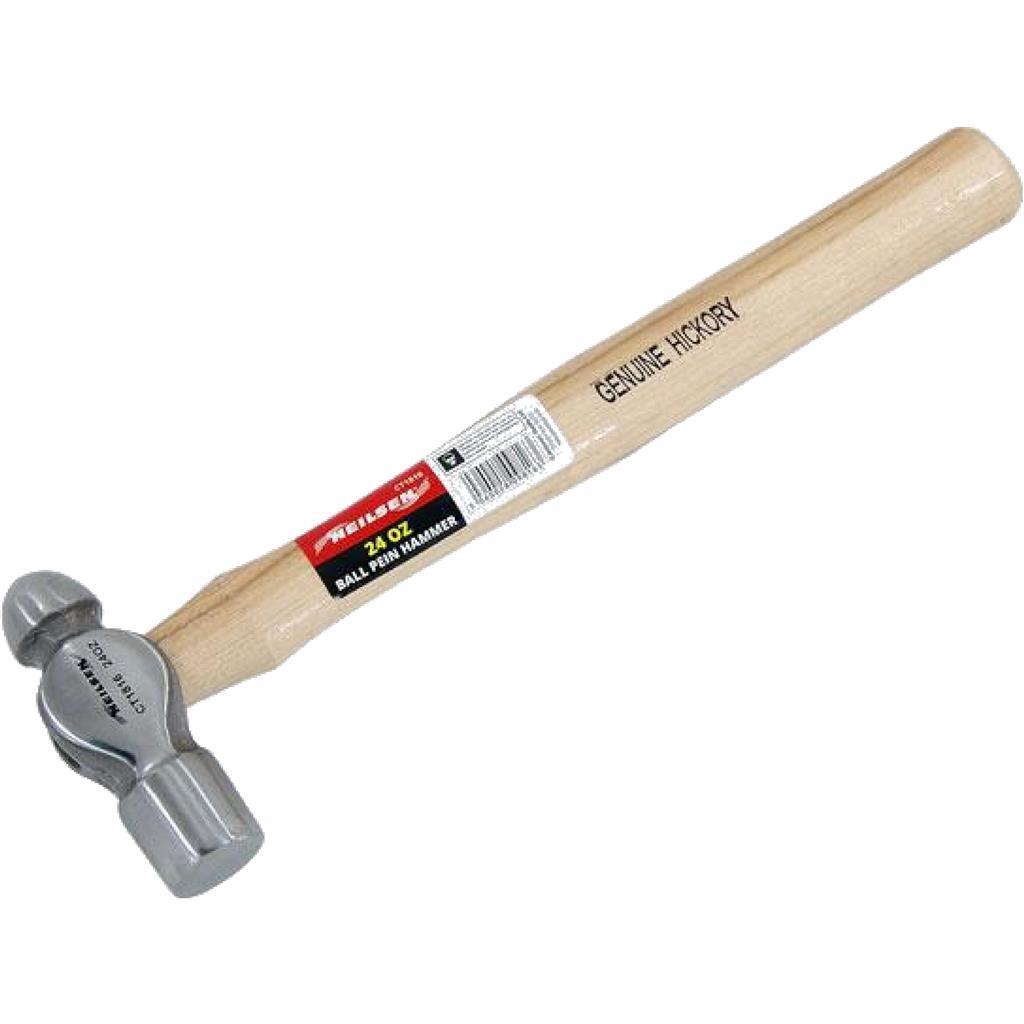 Neilsen 24oz Round Ball Pein Hammer