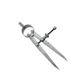 Divider 3" Steel Measuring Compass Gauge Jewelers Spring Tools -