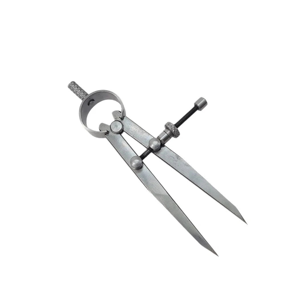 Divider 3" Steel Measuring Compass Gauge Jewelers Spring Tools -