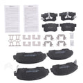 Front Rear L&amp;R Brake Pads Set for Honda Accord Crosstour 2011/Crosstour 2012-15