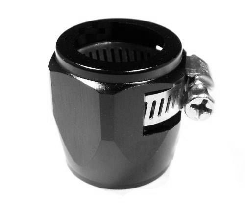 AN -14 (AN14) 28mm Black Fuel Hose Clamp Finishers