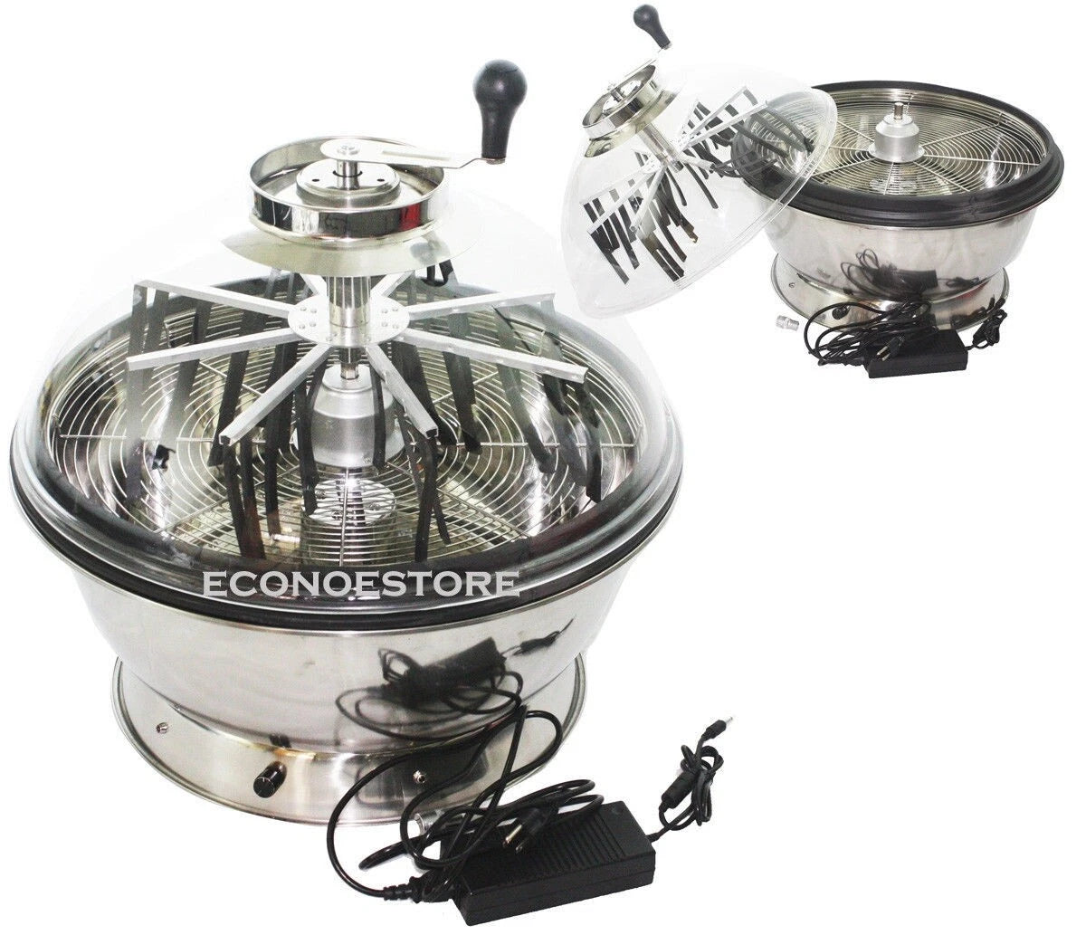 24" Hydroponic Spin Bowl Trimmer Electric Hand Spin Reaper Wet Dry