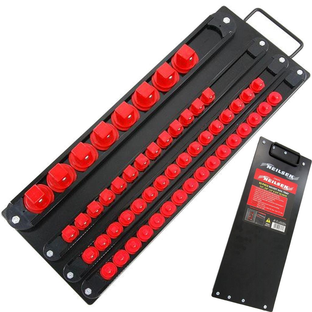 Neilsen 52pc Socket Rail Tray Organizer