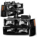 Fit 94-99 Chevy C10 C/k Pickup Truck Black Housing | Built Supply Co