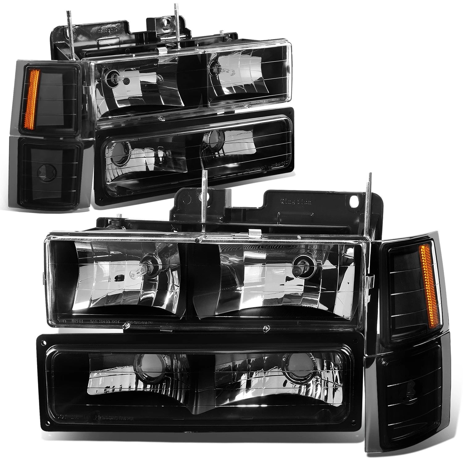 Fit 94-99 Chevy C10 C/k Pickup Truck Black Housing | Built Supply Co