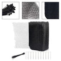 Garden Net 2 1x20m Black For Vegetables With Easy Fix Accessories