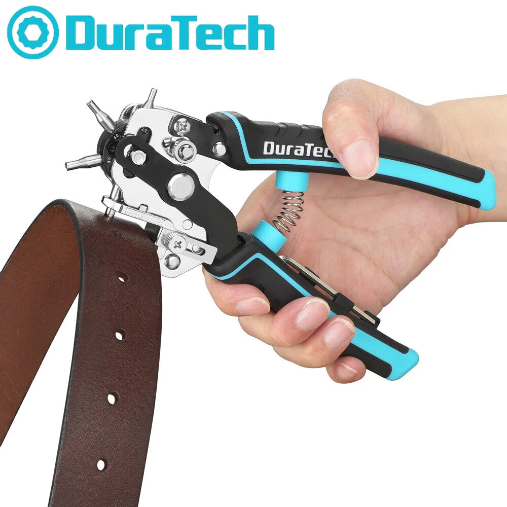 Duratech Heavy Duty Belt Leather Hole Punch Hole Punch Plier Solid