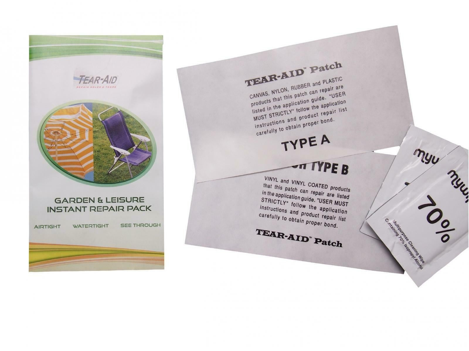 Tear Aid Gazebo Pond Liner Canvas Repair Patch Kit | Built Supply Co