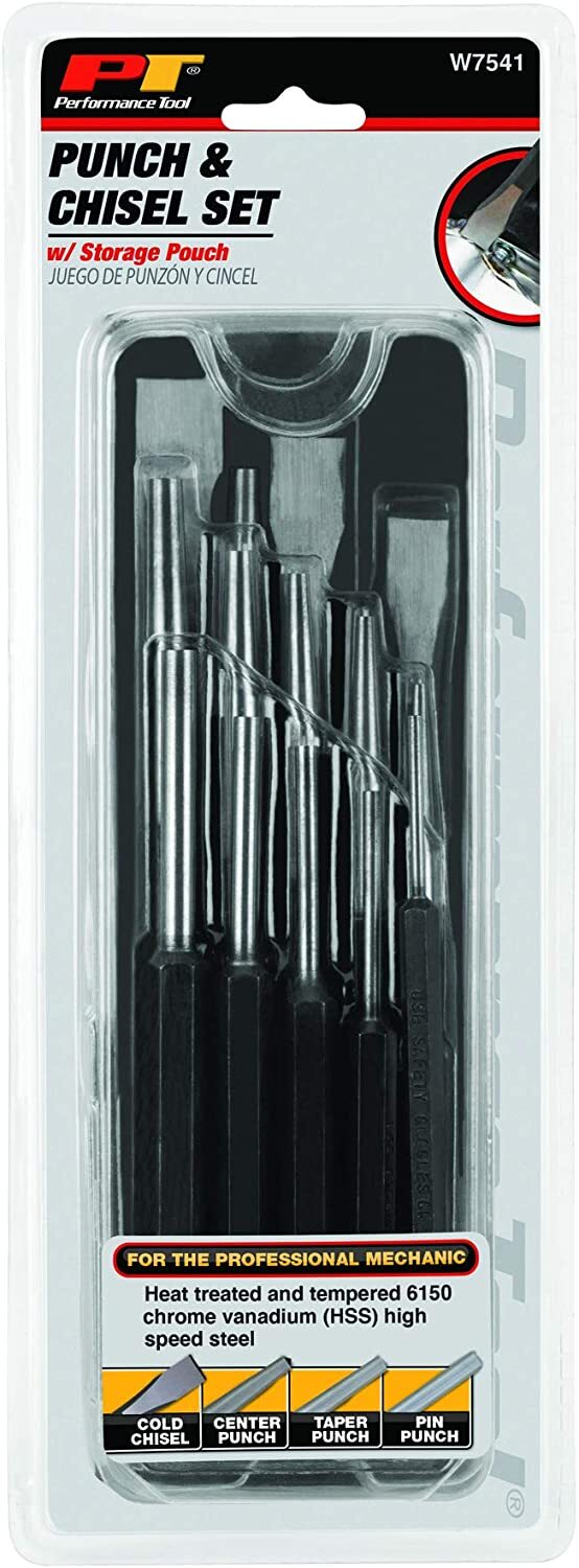 Performance Tool 16-Piece Punch and Chisel Set by Performance Tool