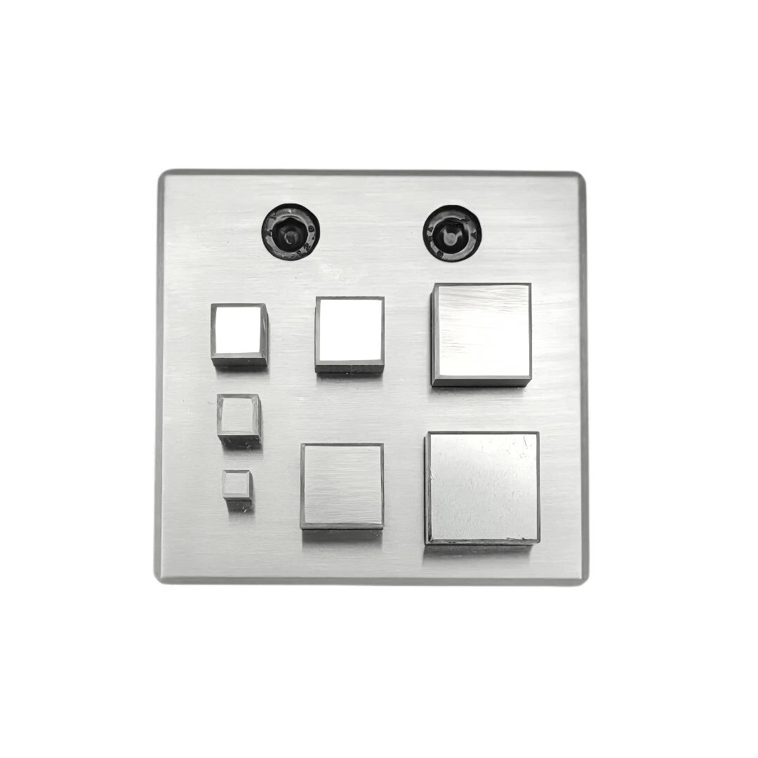 Square Shape Disc Cutter With Set Of 7 Punches Size 4mm-16mm