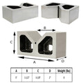 5" Cast Iron Pair Jumbo V-blocks