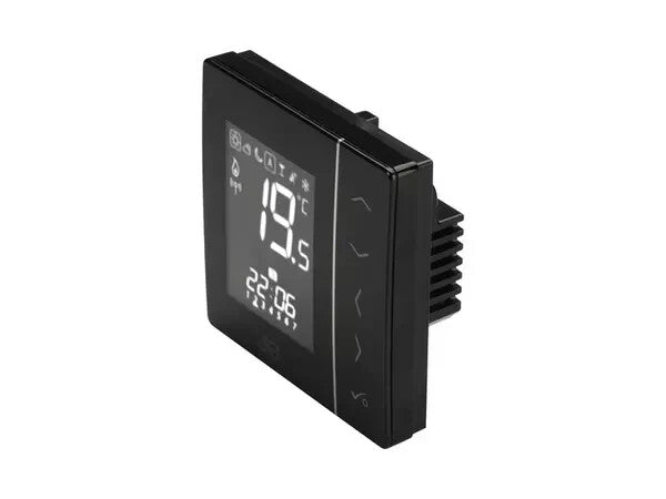 JG Aura Wireless Thermostat 230V Black