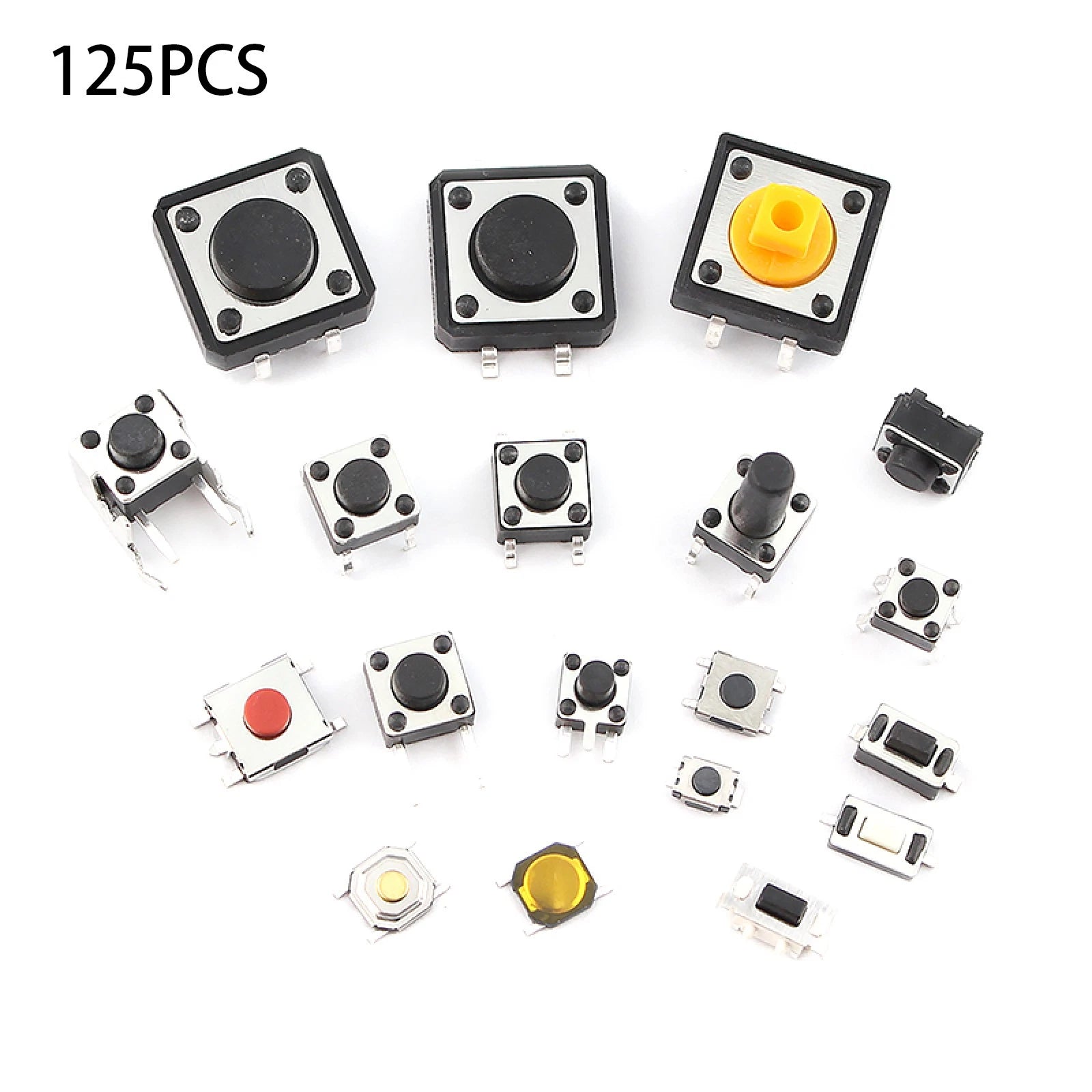 25-type Micro Switch Push Tact Button On/off Touch Button Switch