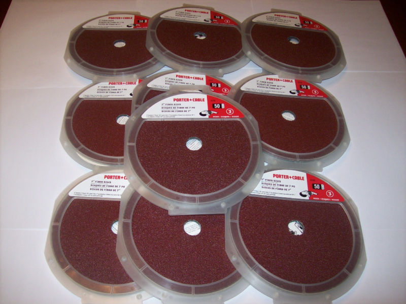 Porter Cable Fiber Discs for Angle Grinder