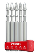 Vessel JIS Impact Bit Set 3-1/2" 5pc