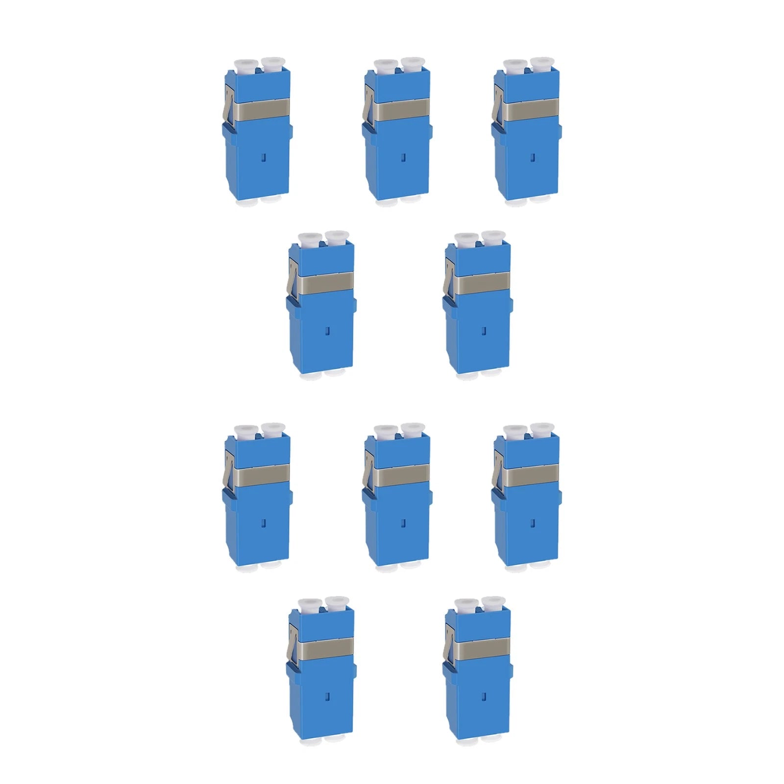 10* Lc To Lc Adapter Singlemode Multimode Duplex Fiber Optic Coupler