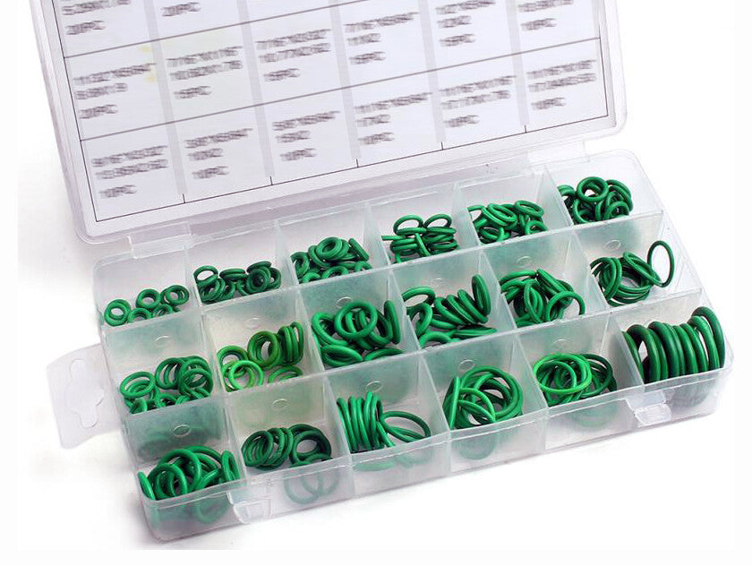 270pc HNBR Green O Ring Assortment Imperial & Metric Rubber Washer