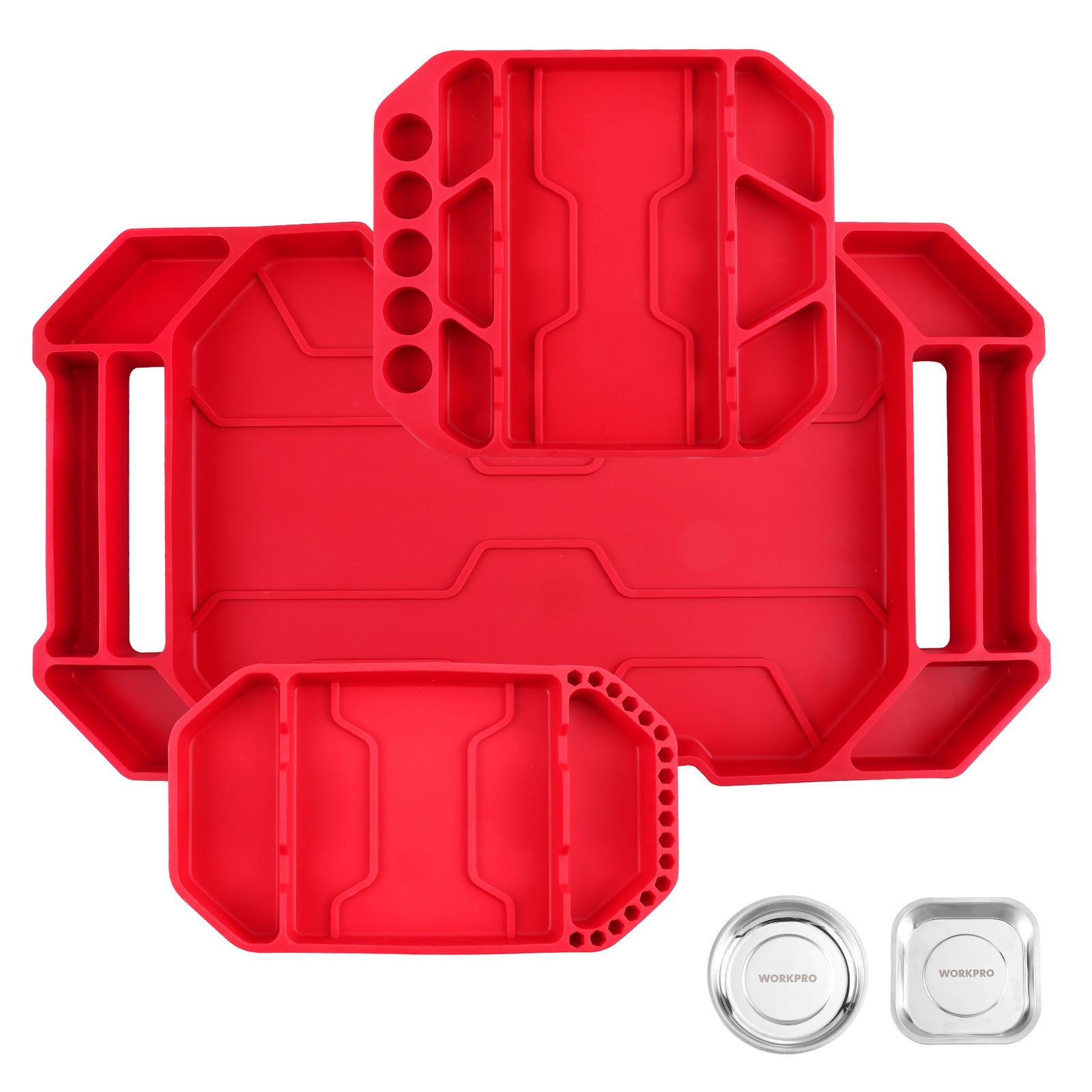 WORKPRO 5-Piece Non-Slip Tool Tray Set Tool Holder Tool Storage Tools Organizers