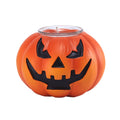 Halloween Pumpkin Candlestick Prop Statue Candle Holder Ornament Gift